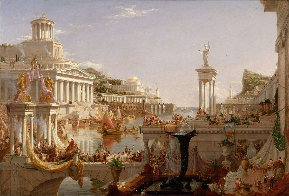 Oppkomsten av romerriket, med Roma som sentrum