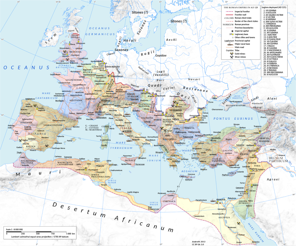 Det romerske keiserriket (27 f.Kr. – 476 e.Kr.)