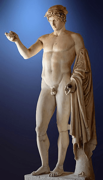 Hermes gud for handel, budbringere og reise (Merkur)